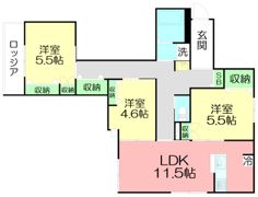新築鶴見マンションの間取り画像