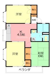 キャラットパレスの間取り画像