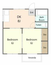 第一綾西ハイツの間取り画像