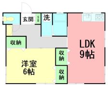 須藤貸家Iの間取り画像