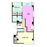 コーポユニの間取り画像