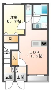メゾンアイリス湘南の間取り画像