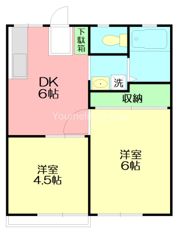 筒井ハイツの間取り画像