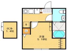 ドミールワタナベの間取り画像