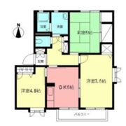 コーポ豊明Aの間取り画像