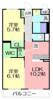 テラス279の間取り画像