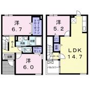 PearGarden・Cの間取り画像