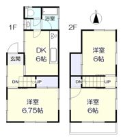 湘南平塚山下戸建の間取り画像