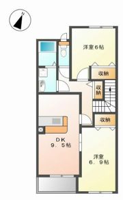 ベルクラージュの間取り画像