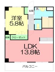 エテルナKAORUの間取り画像