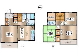 戸塚町貸家の間取り画像