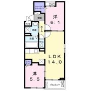 セキュリティ・アパートメントIの間取り画像