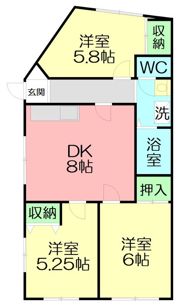 アールズコートの間取り画像