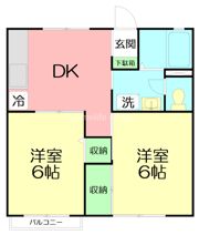 エンゼルハイツの間取り画像