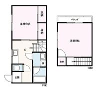 サンハイツ藤の間取り画像