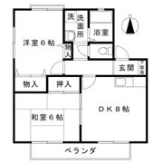 ハイツさつきの間取り画像