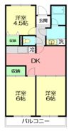くりぃむマンションの間取り画像