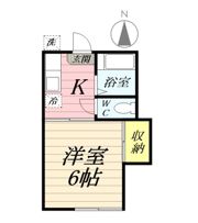 コーポヤマシタの間取り画像