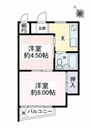 メゾンKの間取り画像