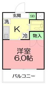 ヴィラパピヨンの間取り画像