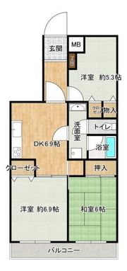 ナイスアーバン寒川の間取り画像