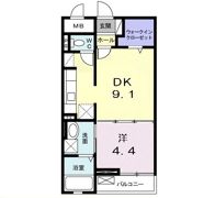 クレール茅ヶ崎IIの間取り画像