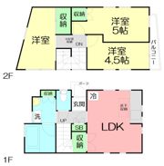 纒ハウスの間取り画像