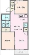 ラドンシティー鶴巻Bの間取り画像