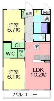 テラス279の間取り画像