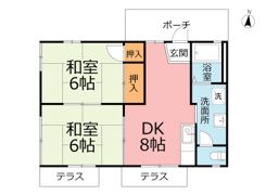 カストロ桃浜の間取り画像
