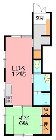 神明町アパートの間取り画像