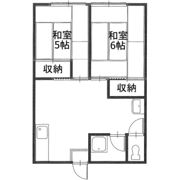 東コーポの間取り画像