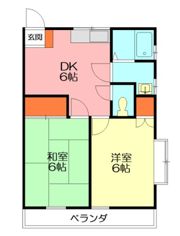 アベリアクレストAの間取り画像