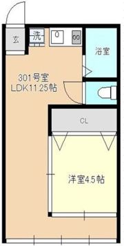 御幸ヶ浜マンションの間取り画像
