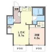 クローバーハイツの間取り画像