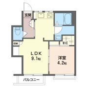 クローバーハイツの間取り画像