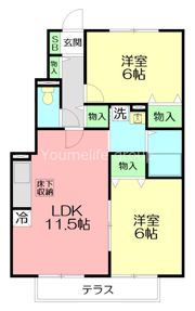 ヴィーベルK3の間取り画像