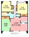 ドムス厚木南の間取り画像