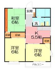 エイムIの間取り画像