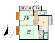 鈴木貸家の間取り画像