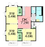 エスポワール湘南 Aの間取り画像