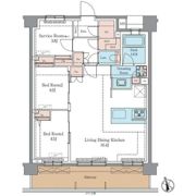 LUXENA＋PAWS藤沢の間取り画像