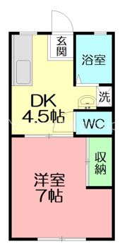 パインハイツ3の間取り画像