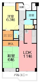 内藤マンションA棟の間取り画像