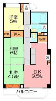 内藤マンションA棟の間取り画像