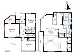 藤沢市打戻戸建の間取り画像