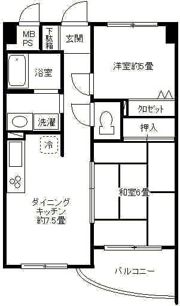 エヌエフ東戸塚の間取り画像