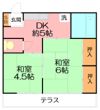 澤田貸家0号室の間取り画像