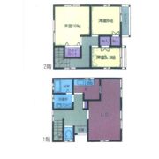 鵠沼松が岡貸家の間取り画像