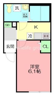ベイルーム善行の間取り画像